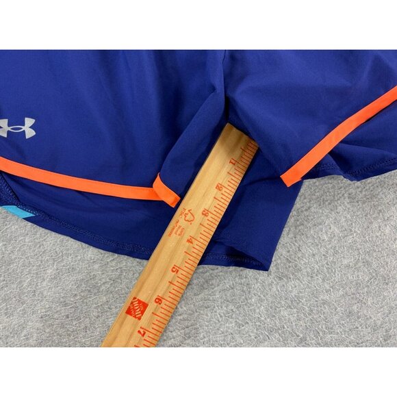 Under Armour Heat Gear Lined Light Weight Running Shorts (Women's 2x) Purple - 3 - Picture 8 of 9